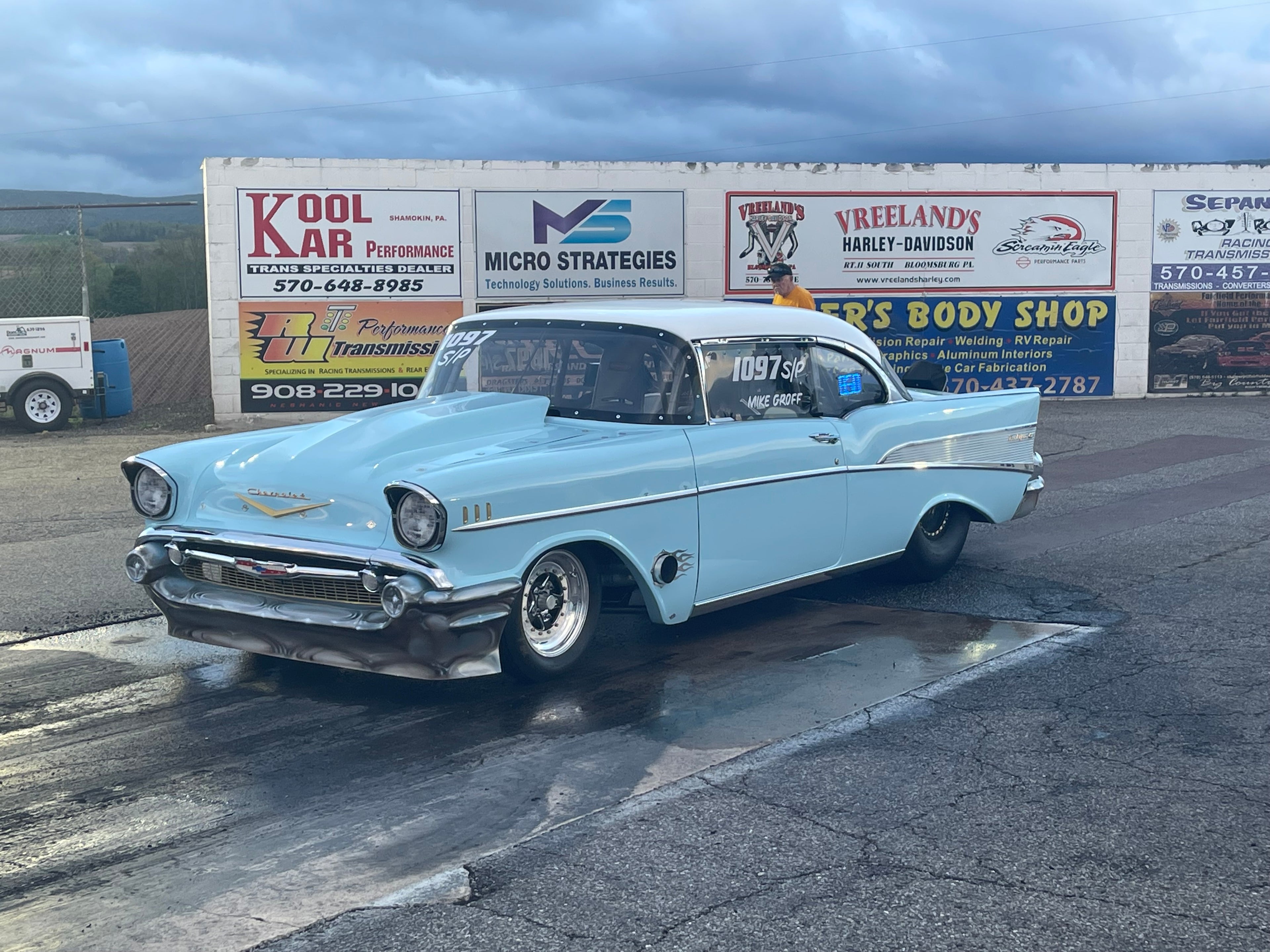 Mike Groff's Beautiful KKC 1957 Chevy Top Sportsman car